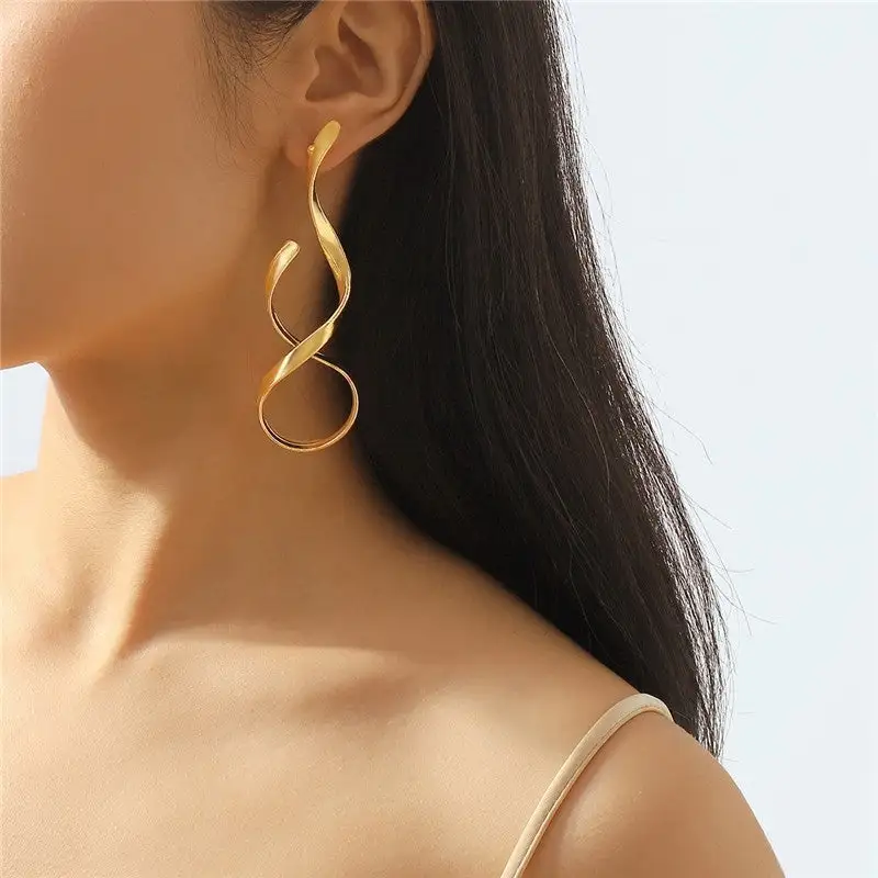 Geometric Hoop Earrings