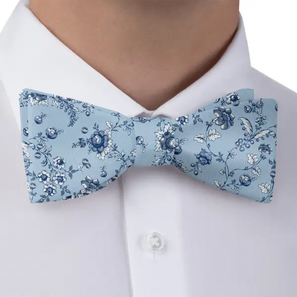 Heirloom Floral Motif Bow Tie