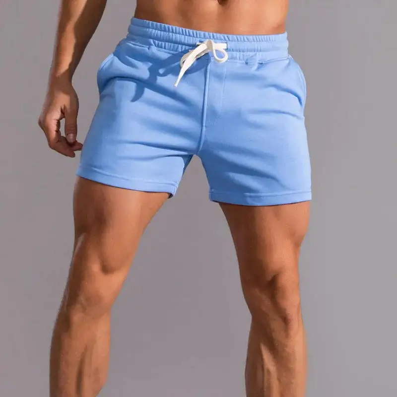 Men's Cotton Drawstring Athletic Shorts
