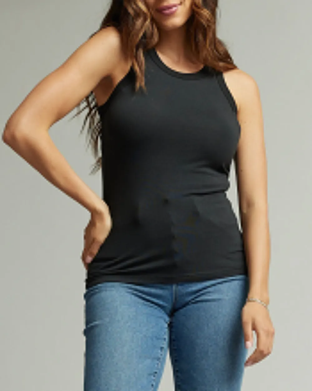 Crew Neck Tank Top