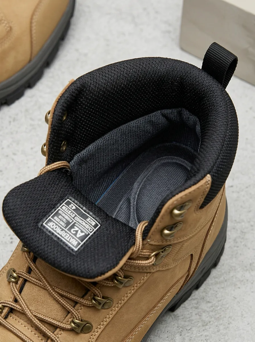 Lace-Up Workwear Men's Waterproof Work Boots