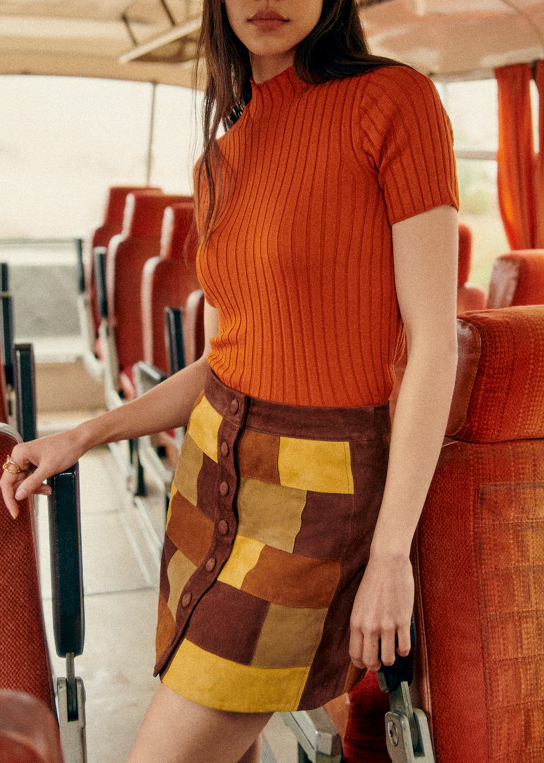 Turtleneck Solid Color Sweater