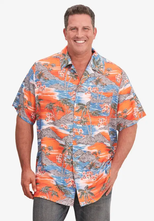 Printed Camp Shirt
