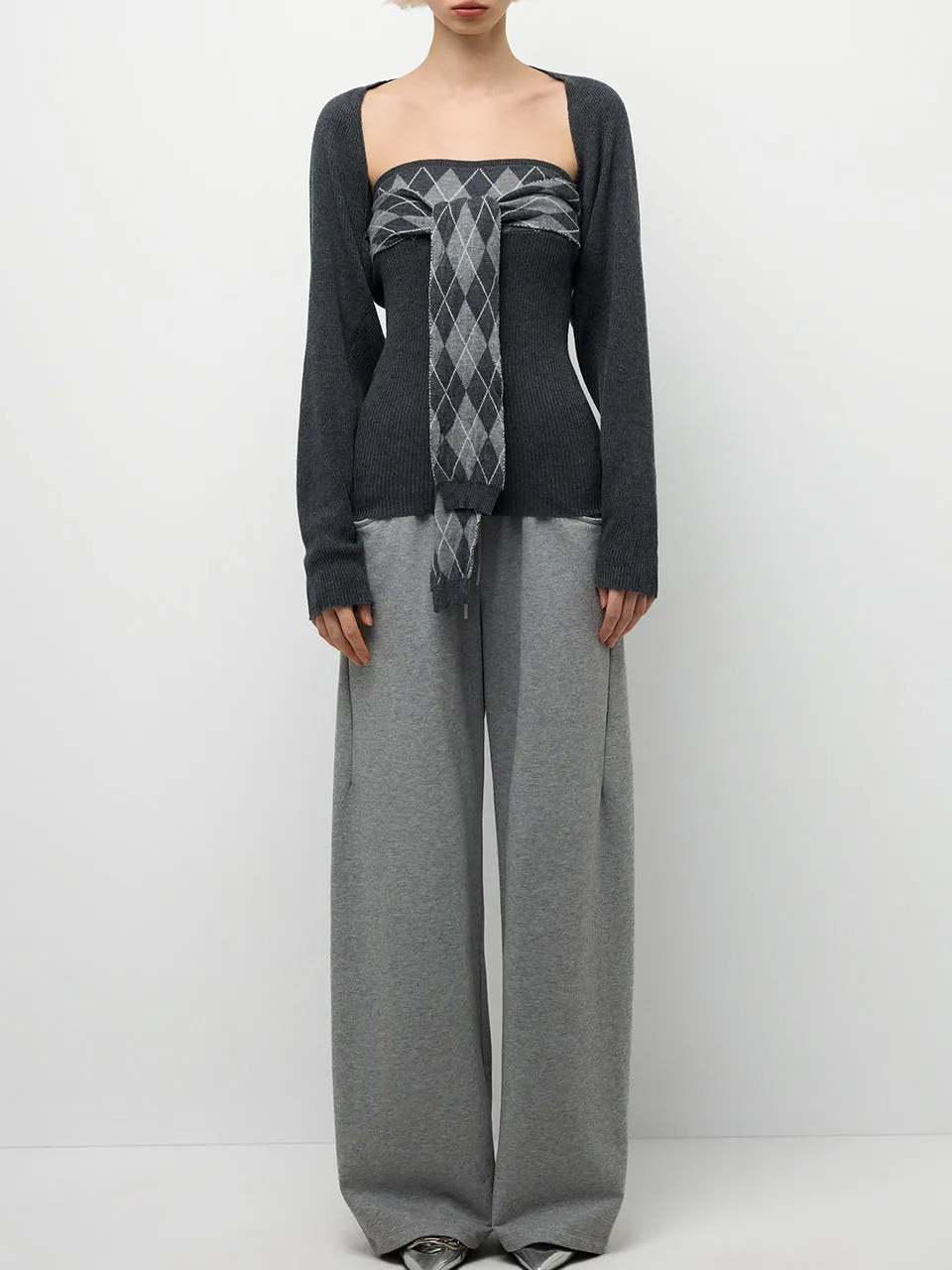 Straight-Leg Relaxed Drawstring-Waist Pants