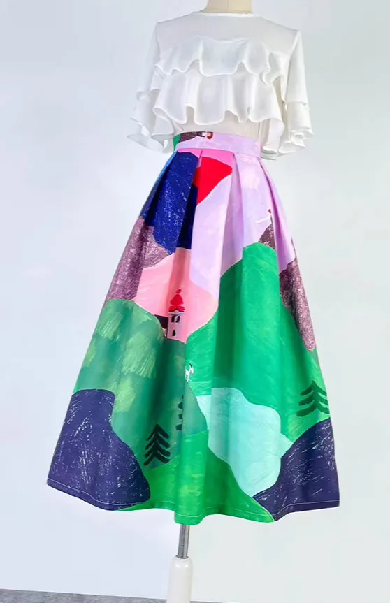 Subtle Festival Everyday Casual Skirt
