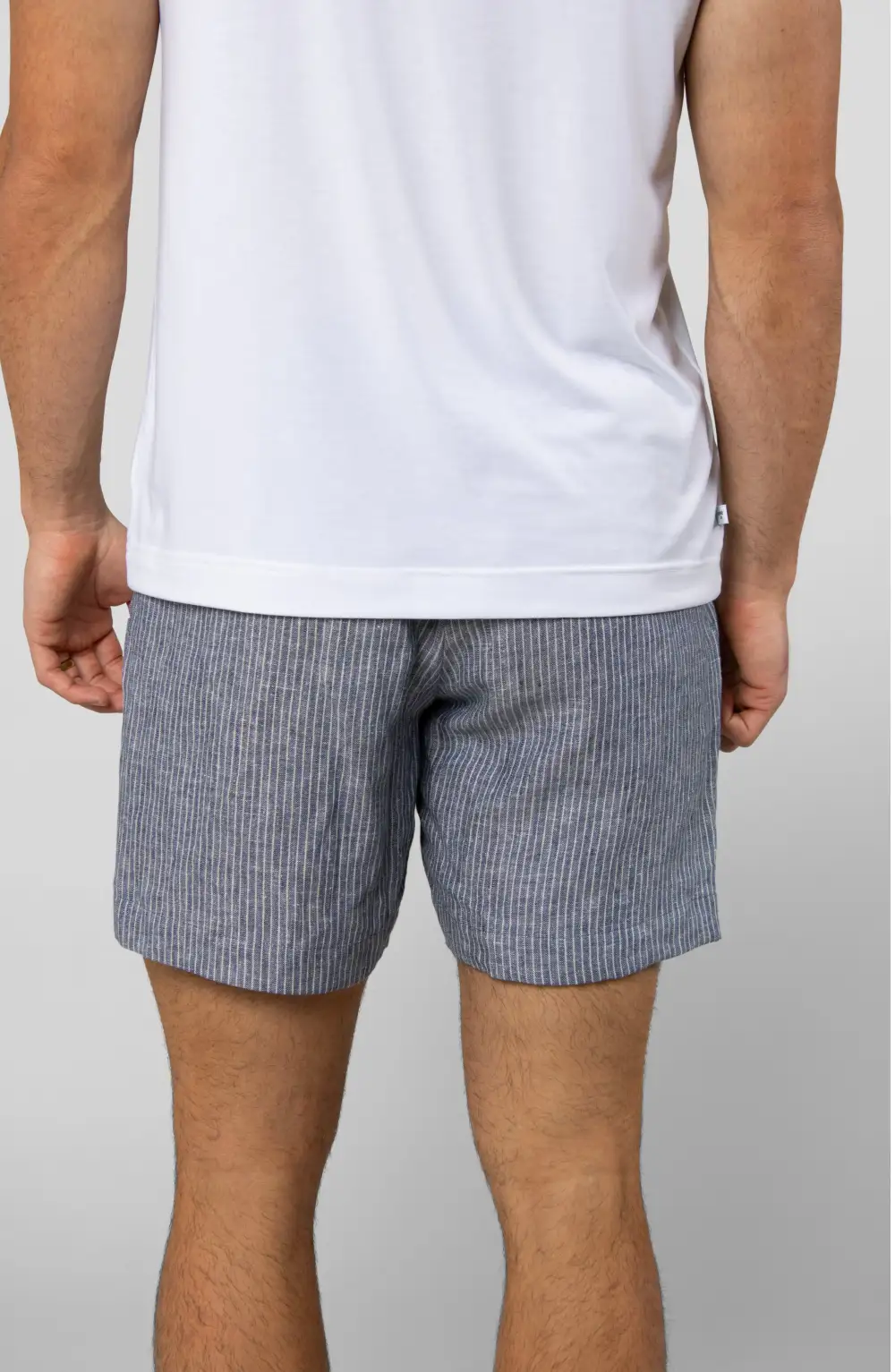 Men's Relaxed Linen Welt Pocket Shorts