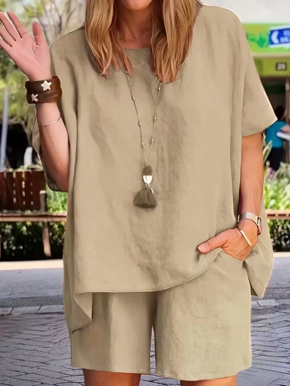 Short Sleeve Top Set