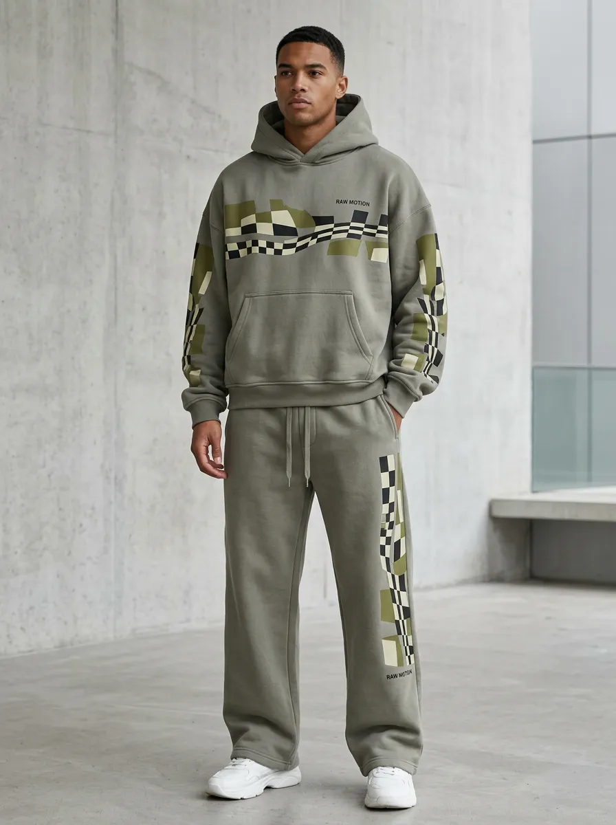 Coordinated Jogger Men's Two-Piece Tracksuit