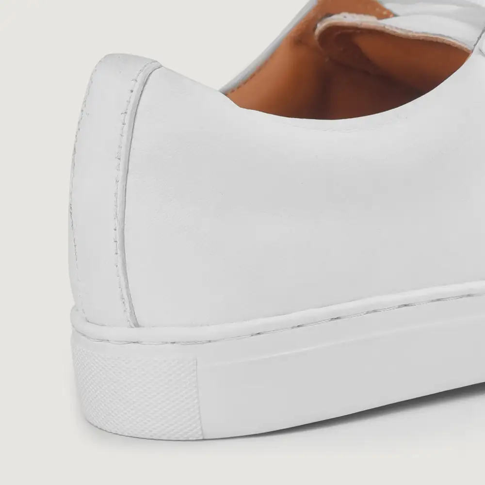 Crisp Leather Low Top Sneakers