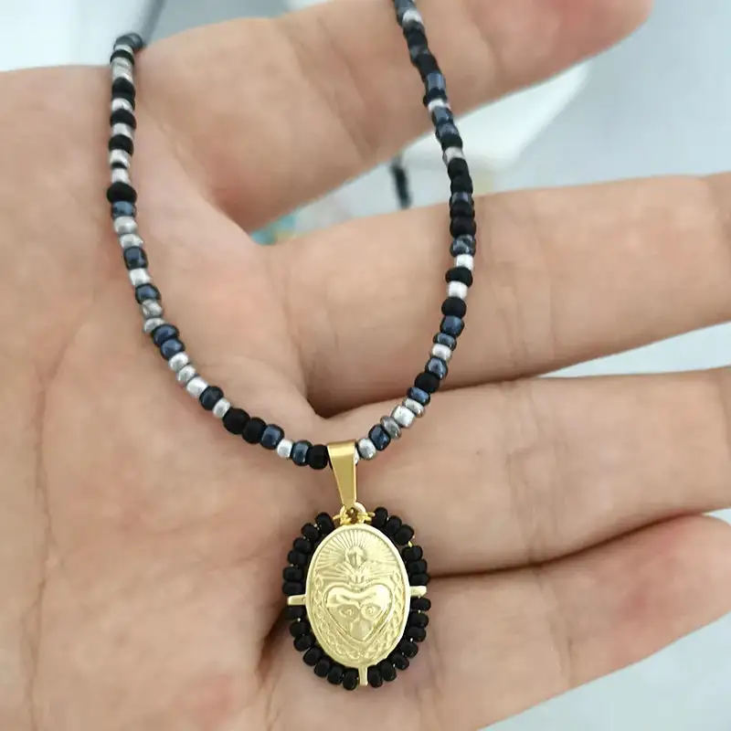 Gold Plated Pearl Zirconia Beaded Fashion Necklace