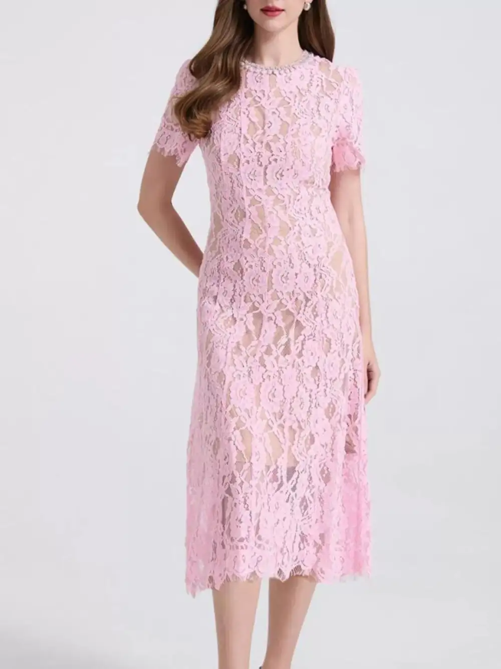 Lace Midi Dress