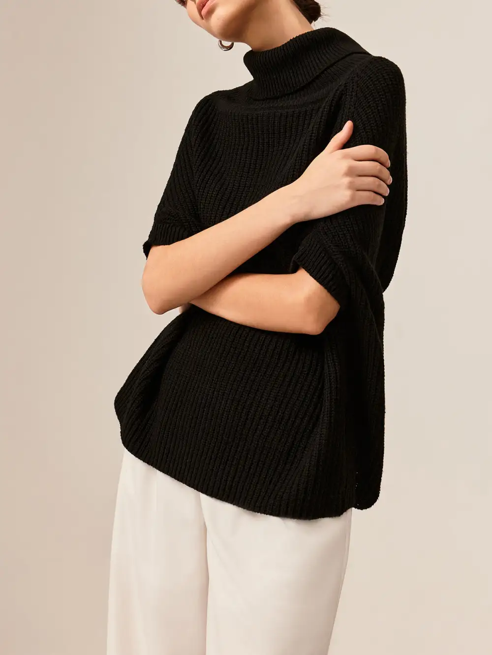 Mesh Sleeveless Sweater