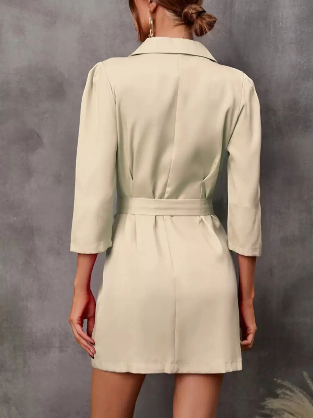 Crafted Belted Casual Dress