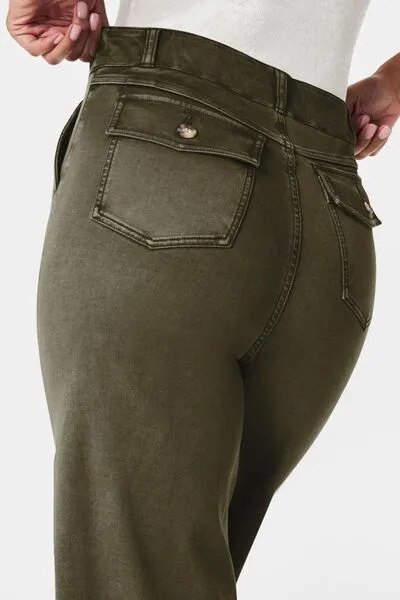 Relaxed High Waist Pocketed Denim Jeans