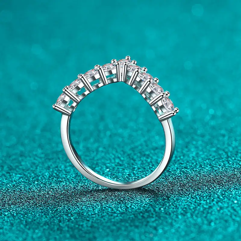 Comfort Fit Moissanite Ring
