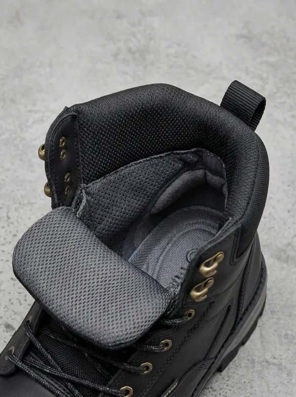 Trail Outdoor Leather-Look Men's Waterproof Work Boots