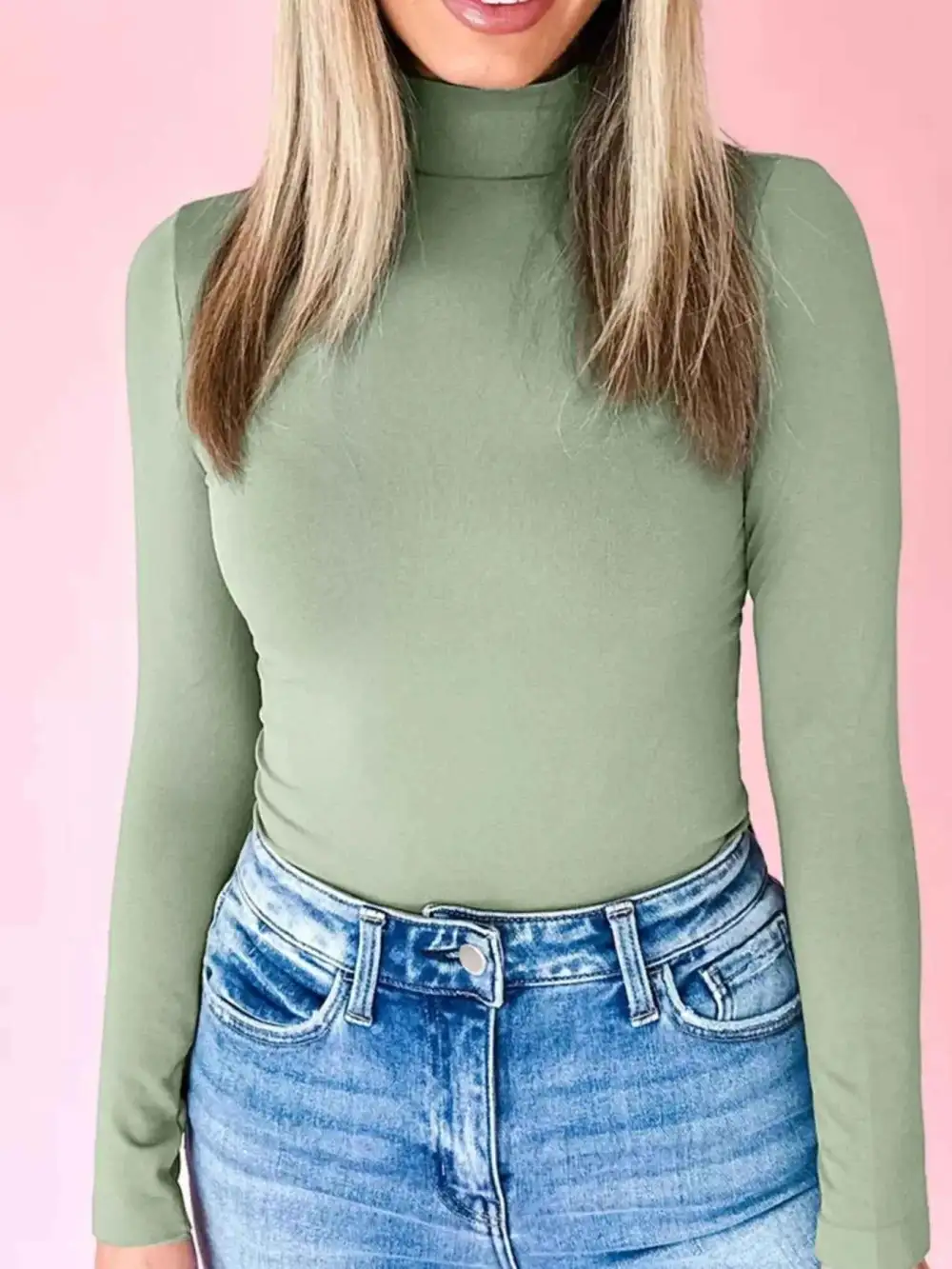 Long Sleeve Turtleneck T-Shirt