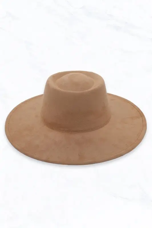 Suede Concave Hat