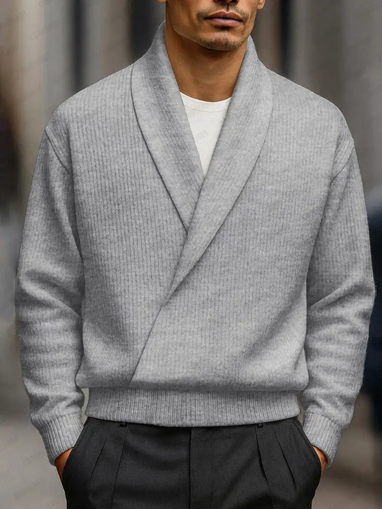Stand Collar Knit Sweater