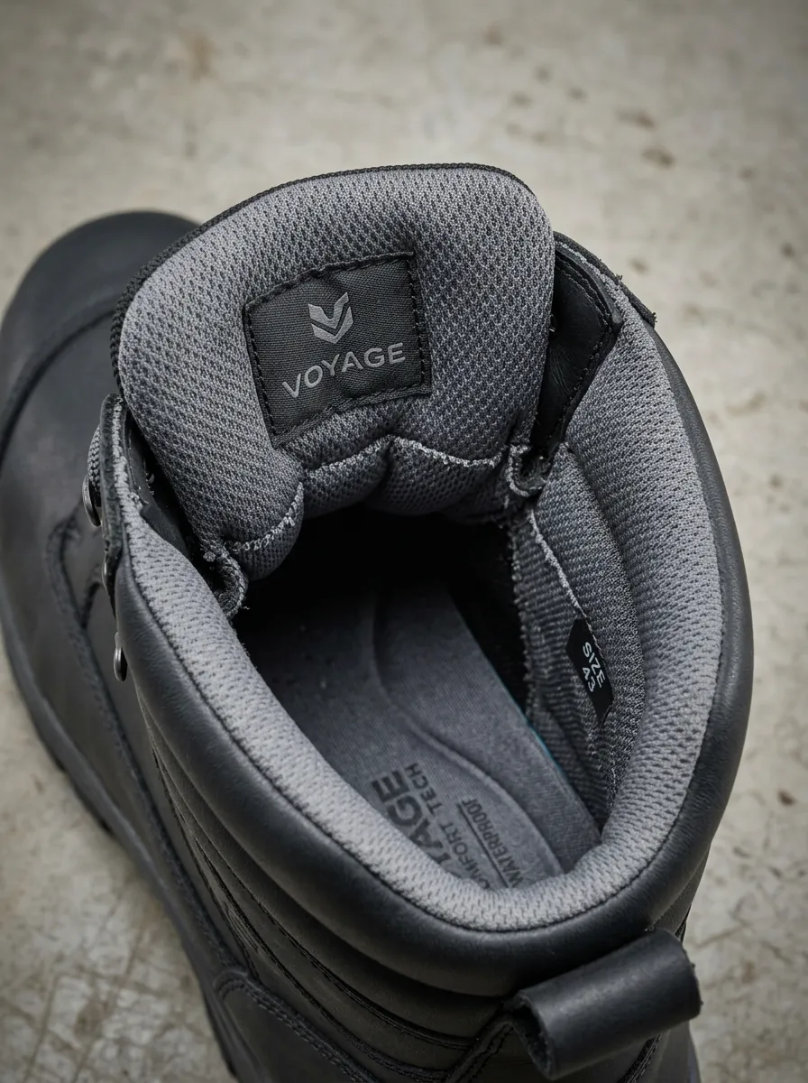 Durable-Look Leather-Look Workwear Men's Waterproof Work Boots