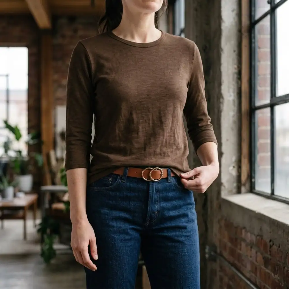 Crew-Neck Relaxed Top