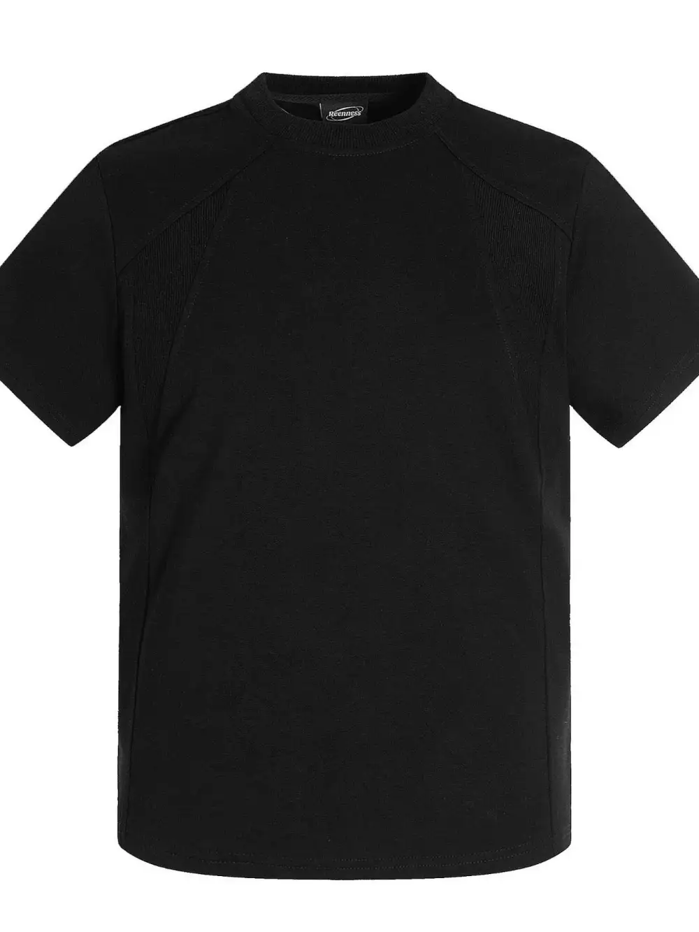 Structured Crew Neck Short Sleeve Tee