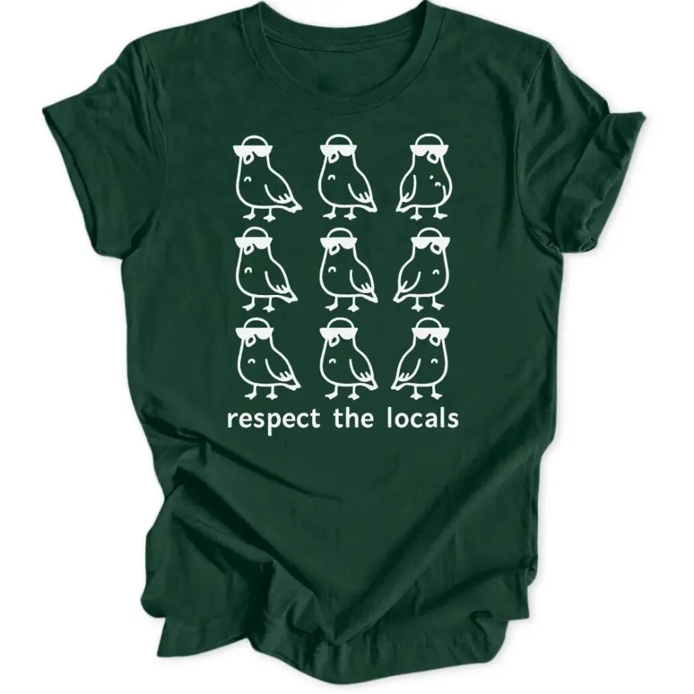 Respect Cool Pigeons Unisex T-Shirt