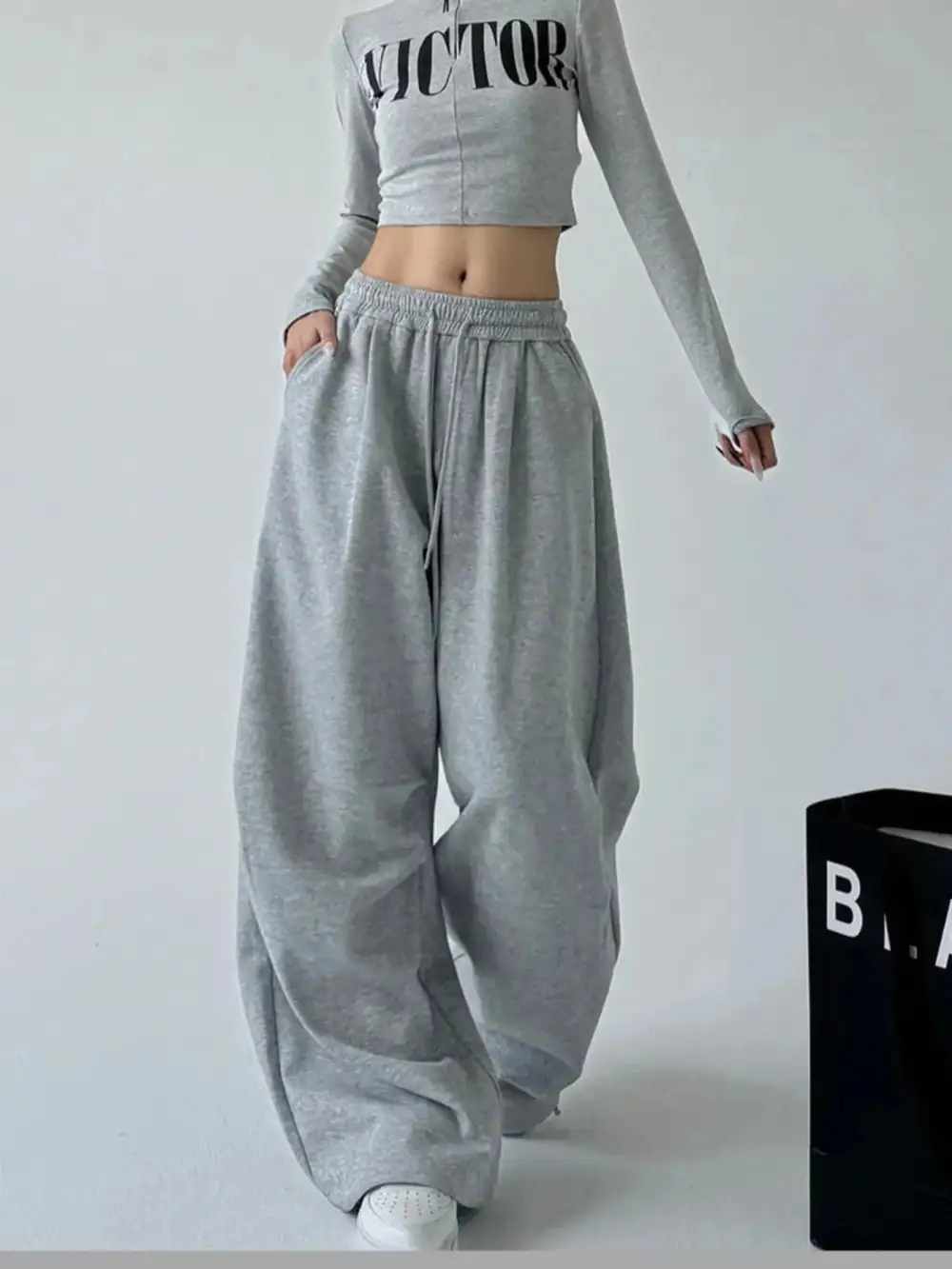 Wide Leg Modern Trousers