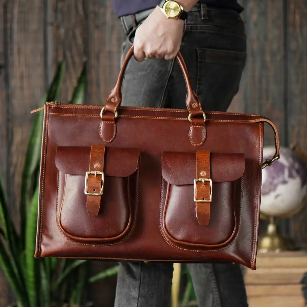 Organized Laptop Weekender Duffel Bag