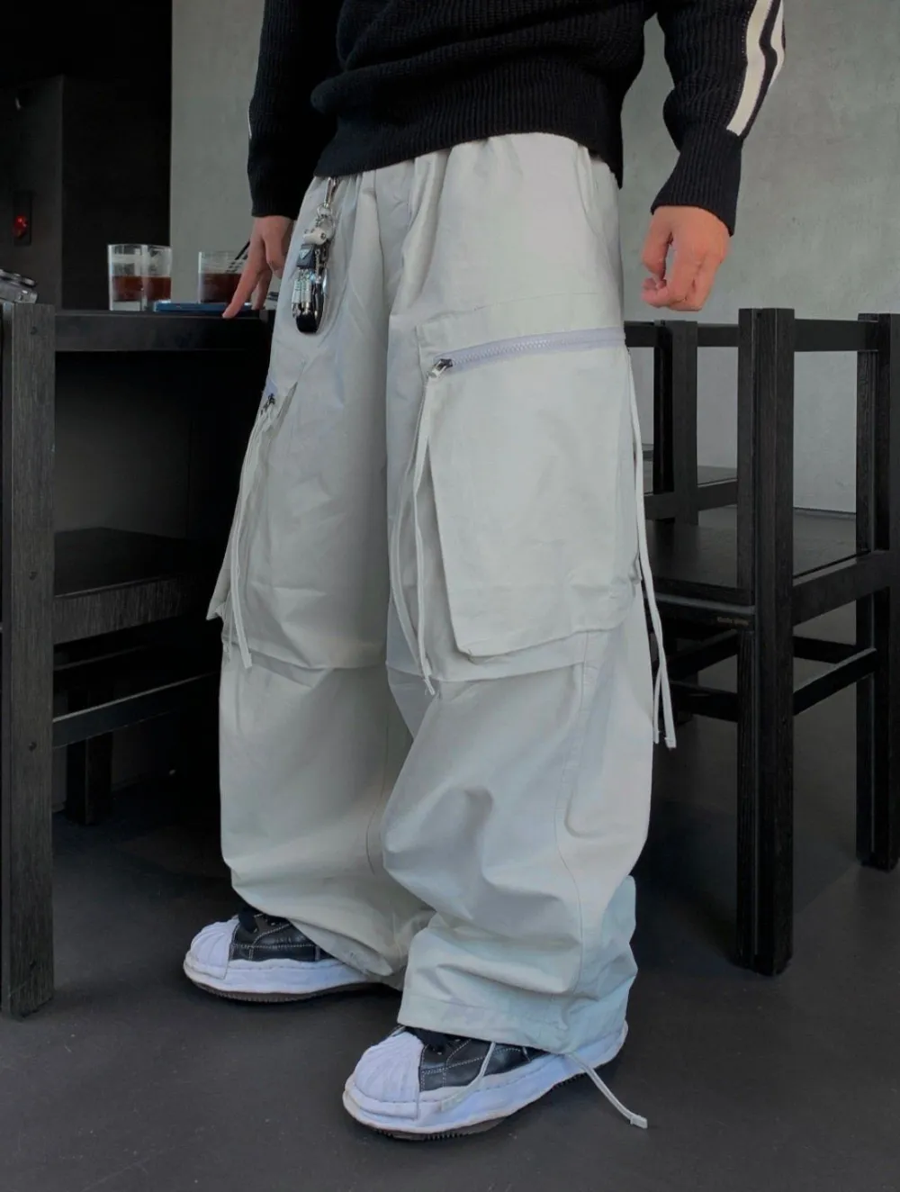 Functional Core Relaxed Solid Cargo Pants