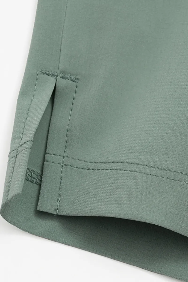 Breathable Drawstring Side Pocket Athletic Shorts