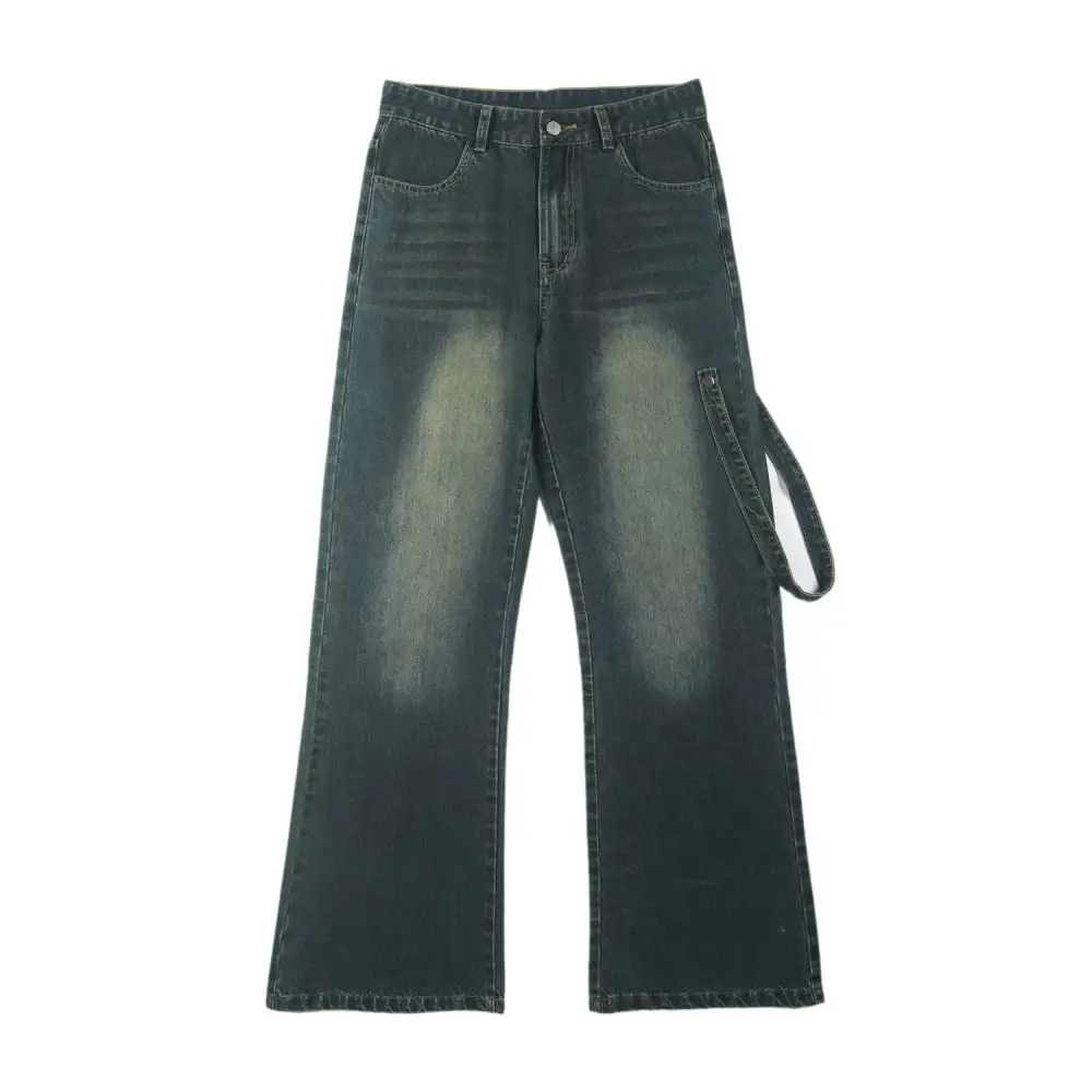 Urban Bootcut Washed Denim Jeans