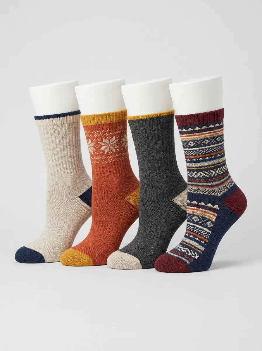 Women's Four Pair Casual Socks