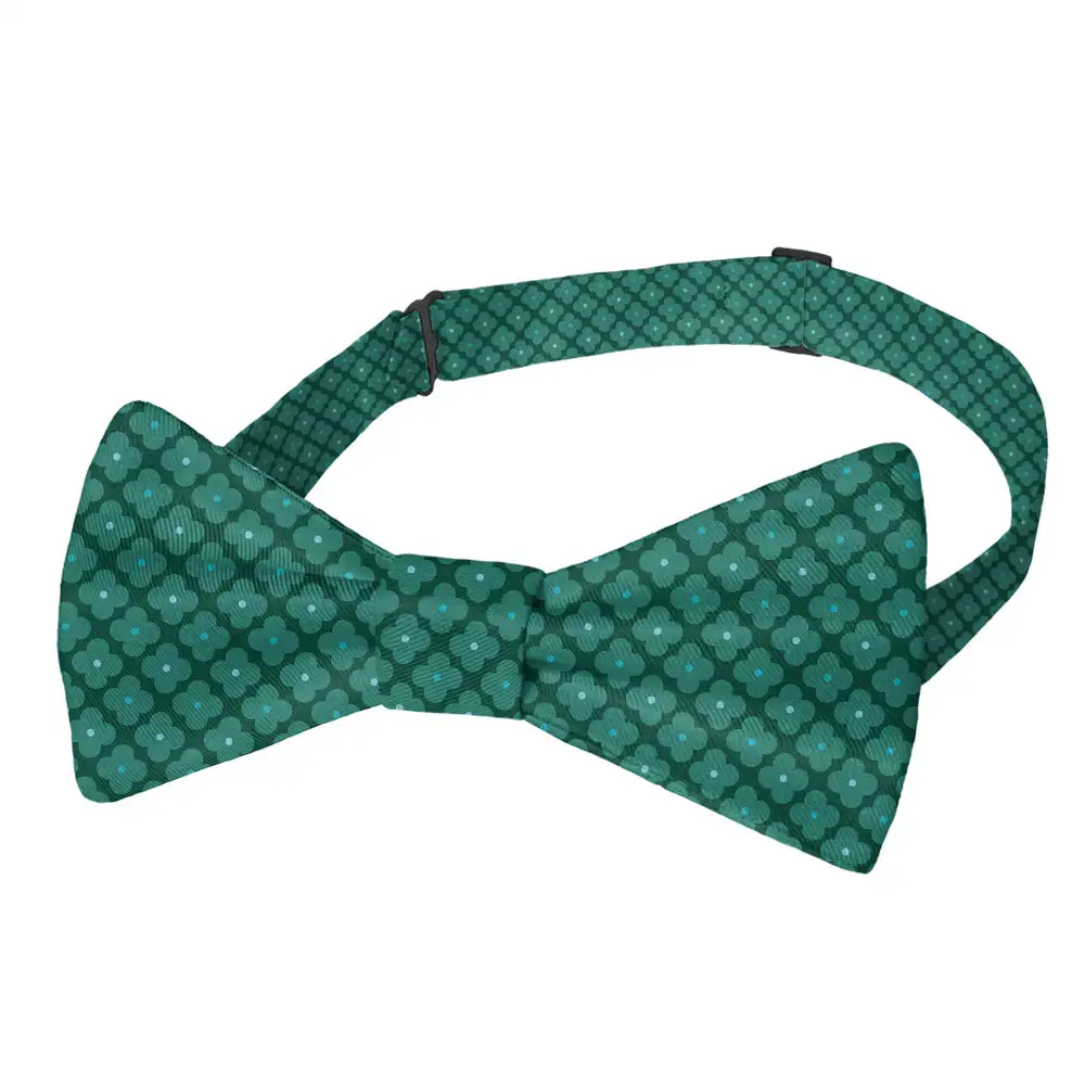 Piquena Floral Motif Bow Tie
