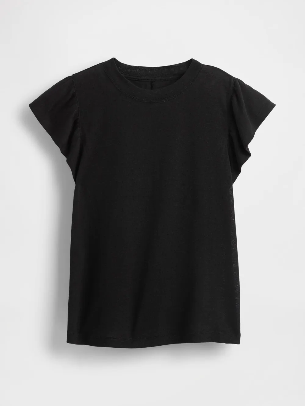 Solid Color Fitted T-Shirt