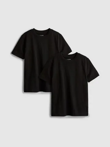 1.5-7yrs | 2pk Pure Cotton T-Shirts