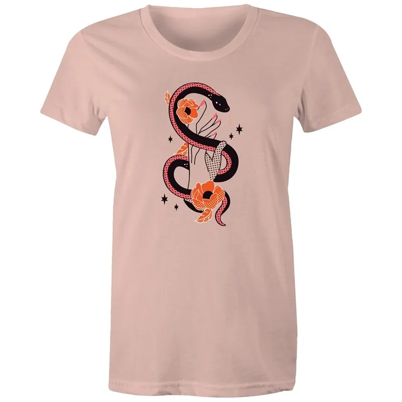 Caduceus Hand Graphic T-Shirt