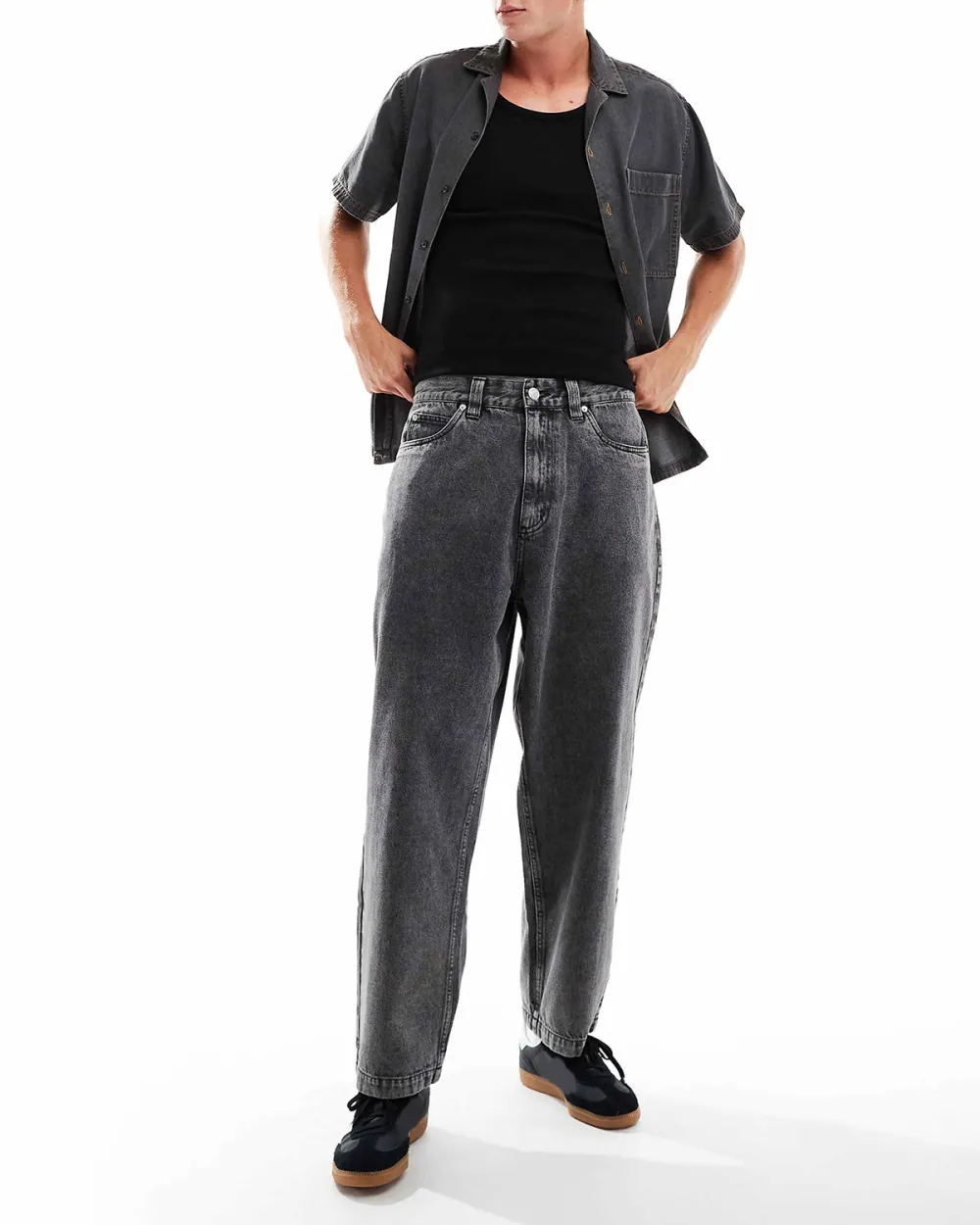 Factory Denim Jean In Black