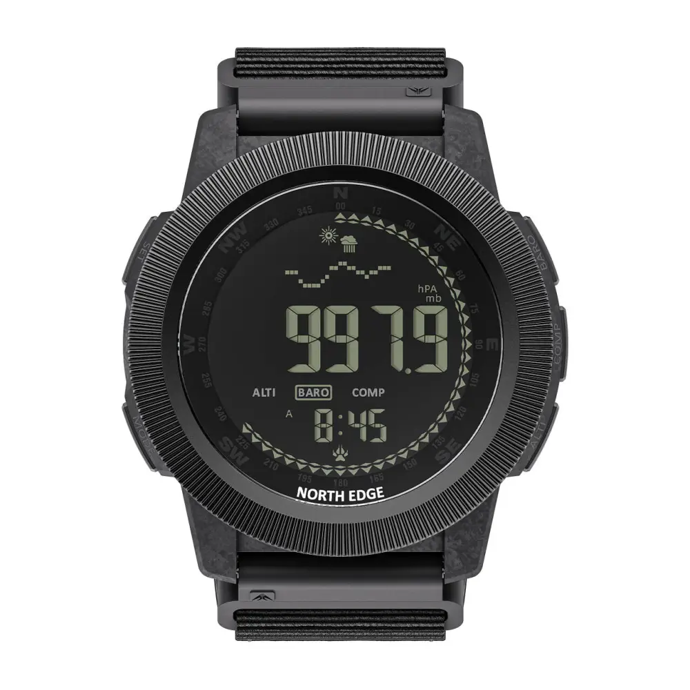 North Edge Altimeter Barometer Compass 50M Tactical Outdoor Watch APACHE-CF
