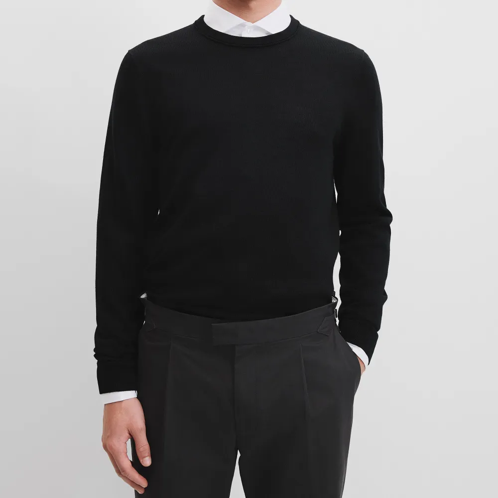 Men's Crew Neck Wool Sweater