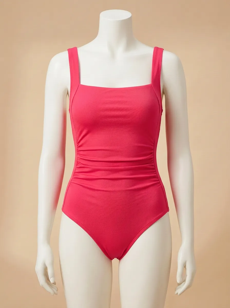 Streamlined Ruched One-Piece Swimsuit