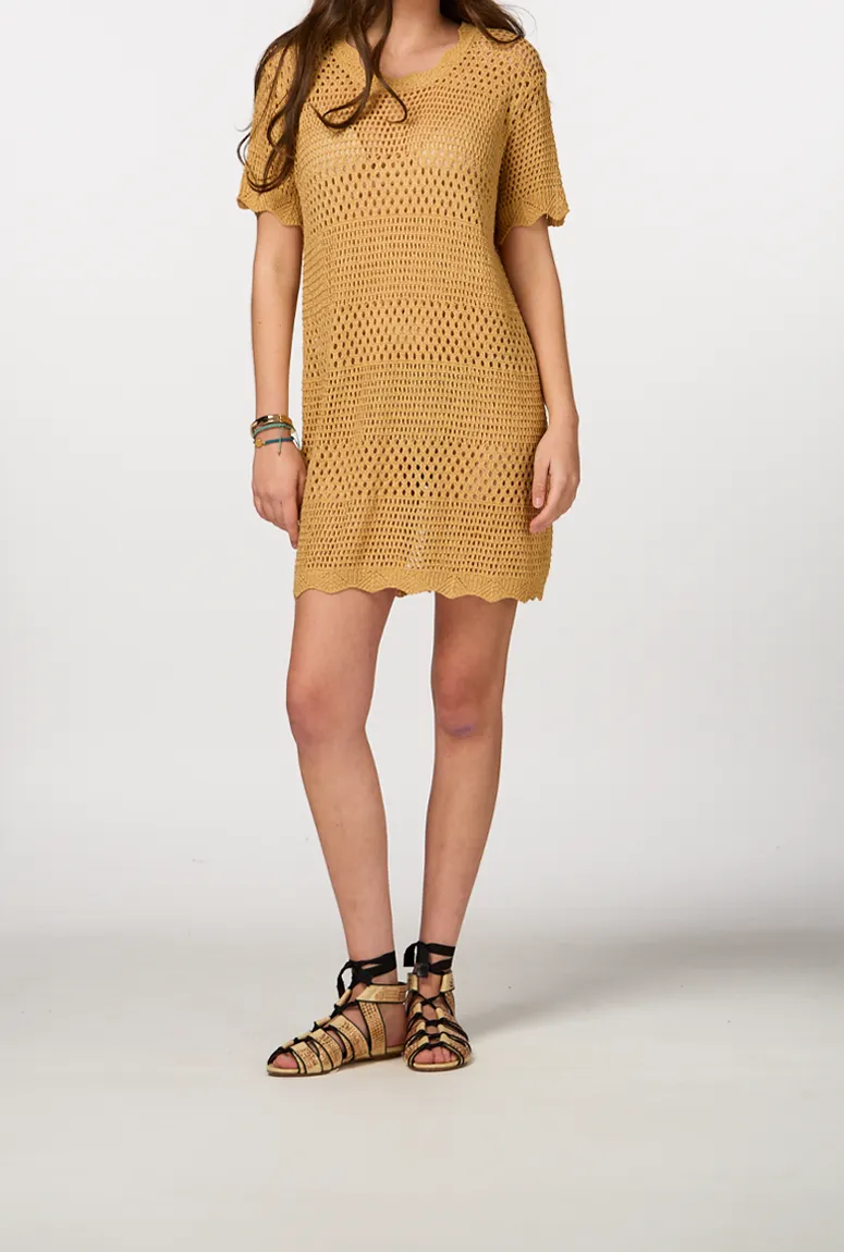 Relaxed Knit Mini Cover Up