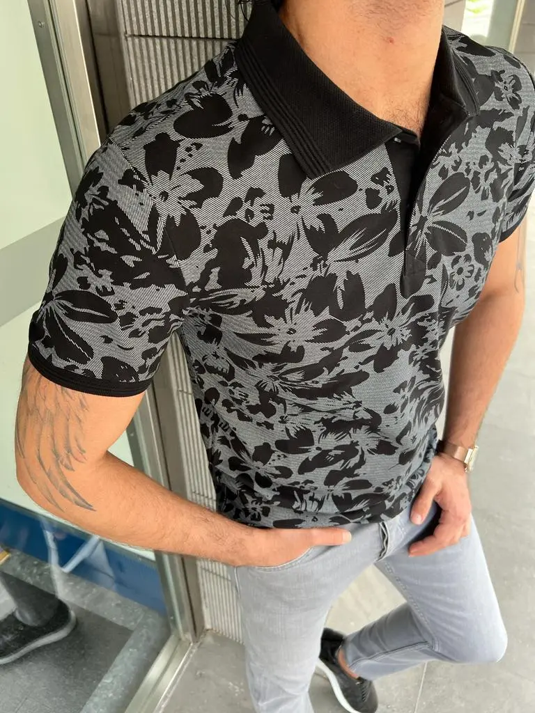 Contemporary Slim Fit Cotton Polo Shirt