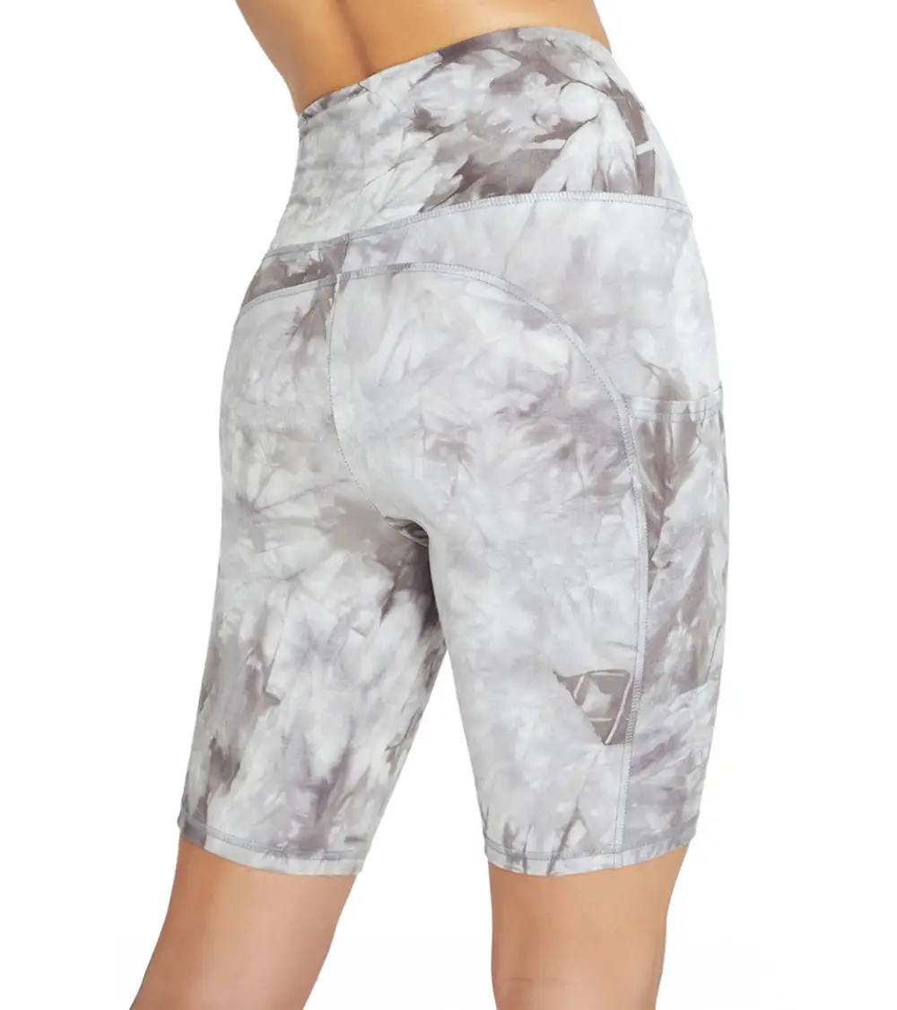 Tie Dye Longline Yoga Shorts