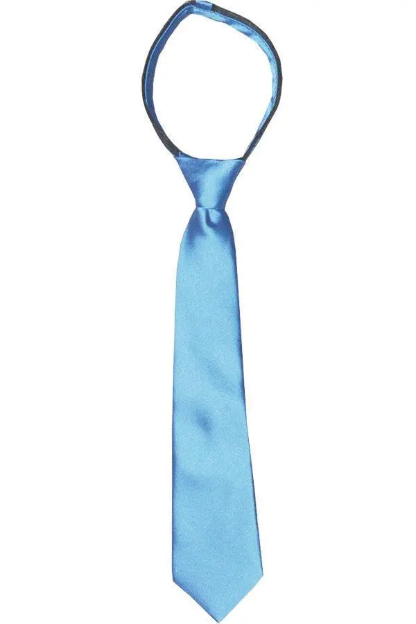 Polished Classic Boys' Zipper Tie