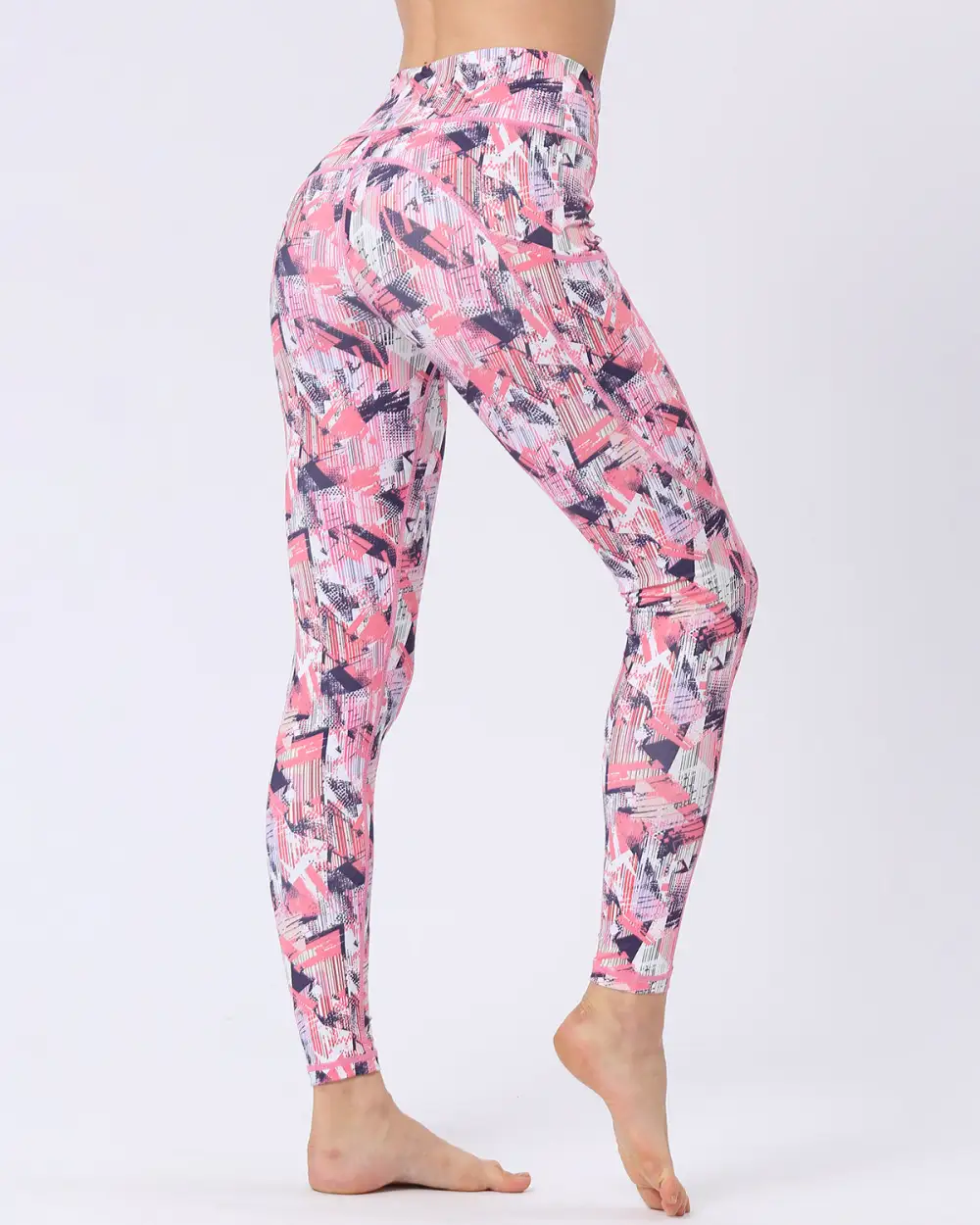 Abstract Pocket Everyday Leggings