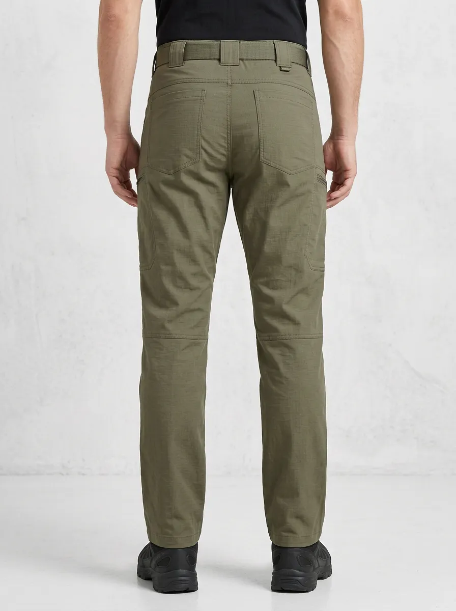 Men's Tactical Outdoor Multi-Pocket Olive Green Cargo Pants