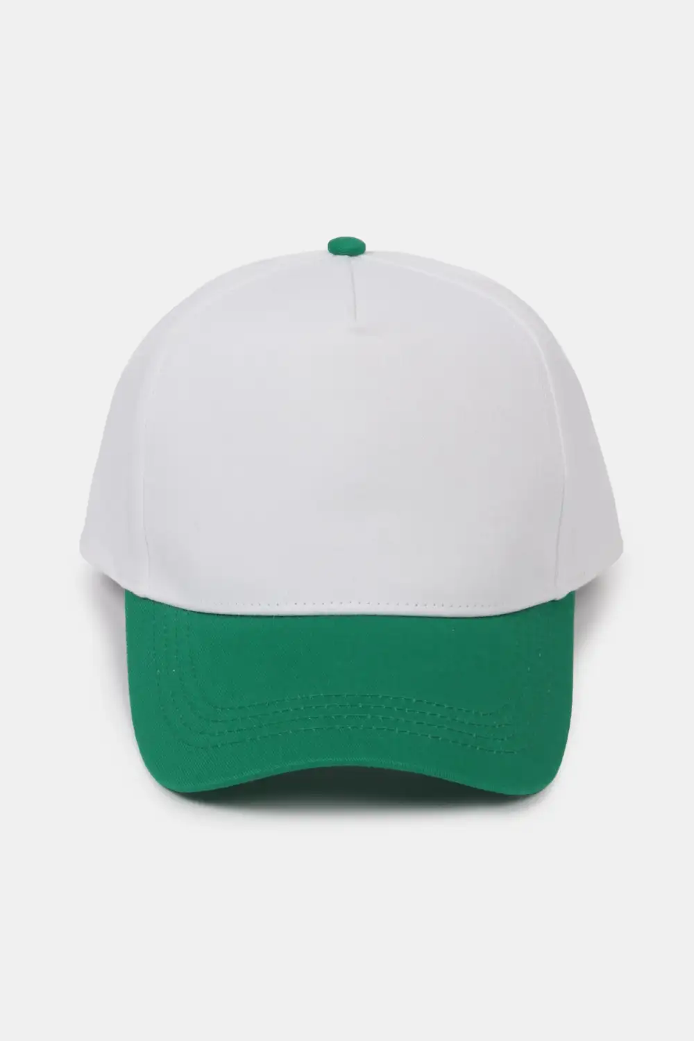 Two Tone Five Panel Panel Baseball Cap