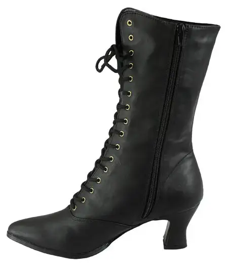 Women's Practical Country Lace Up Faux Leather Ankle Boots