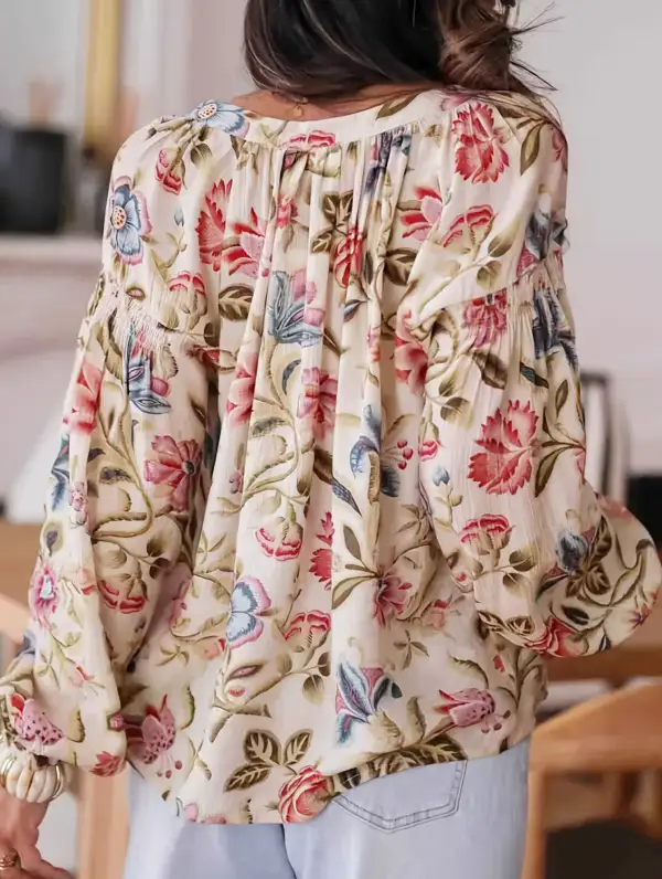 Printed Long Sleeve Shirt
